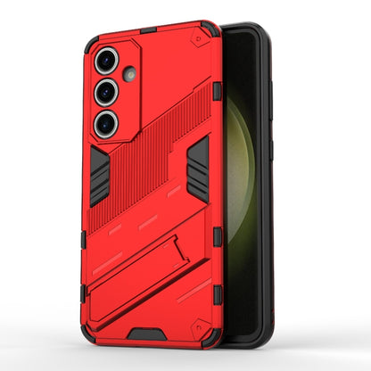 Punk Armor 2 in 1 PC + TPU Shockproof Phone Case with Invisible Holder