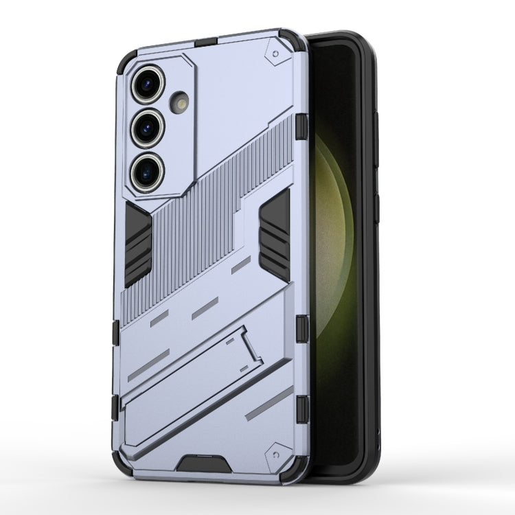 Punk Armor 2 in 1 PC + TPU Shockproof Phone Case with Invisible Holder