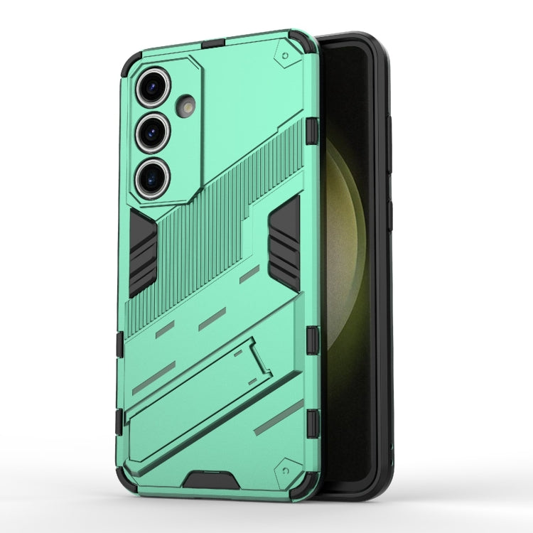 Punk Armor 2 in 1 PC + TPU Shockproof Phone Case with Invisible Holder