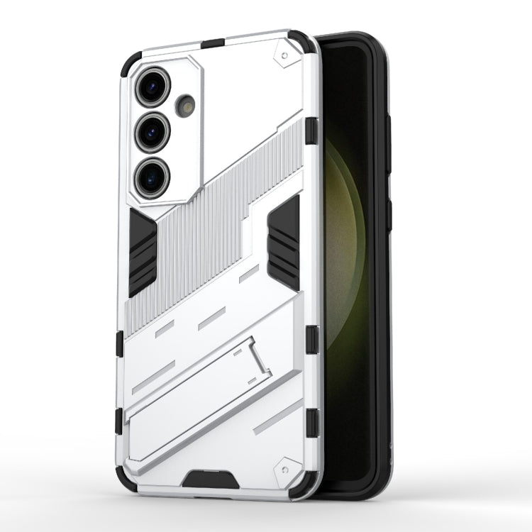 Punk Armor 2 in 1 PC + TPU Shockproof Phone Case with Invisible Holder