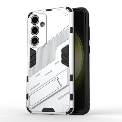 Punk Armor 2 in 1 PC + TPU Shockproof Phone Case with Invisible Holder