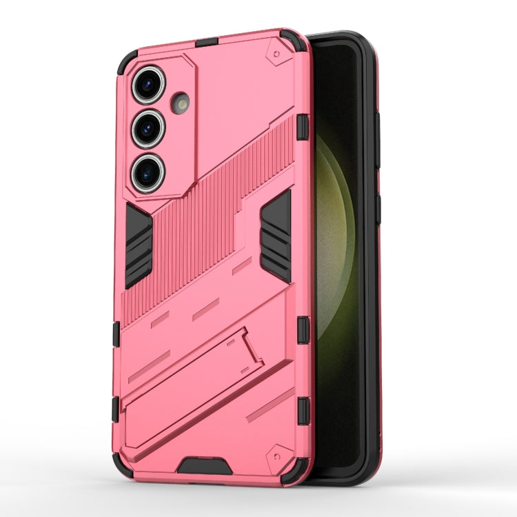 Punk Armor 2 in 1 PC + TPU Shockproof Phone Case with Invisible Holder