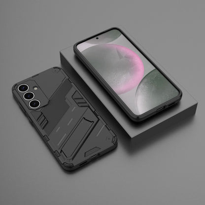 Punk Armor 2 in 1 PC + TPU Shockproof Phone Case with Invisible Holder
