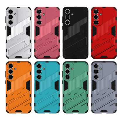 Punk Armor 2 in 1 PC + TPU Shockproof Phone Case with Invisible Holder