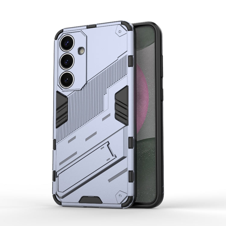 Punk Armor 2 in 1 PC + TPU Shockproof Phone Case with Invisible Holder