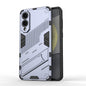 Punk Armor 2 in 1 PC + TPU Shockproof Phone Case with Invisible Holder, For Samsung Galaxy S26 5G, For Samsung Galaxy S25 Edge 5G, For Samsung Galaxy S25 5G