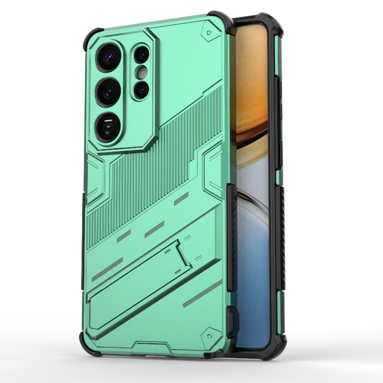 Punk Armor 2 in 1 PC + TPU Shockproof Phone Case with Invisible Holder