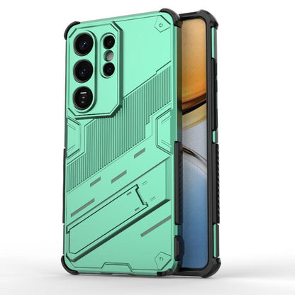 Punk Armor 2 in 1 PC + TPU Shockproof Phone Case with Invisible Holder