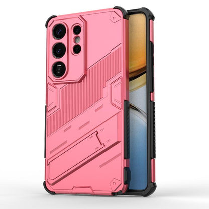 Punk Armor 2 in 1 PC + TPU Shockproof Phone Case with Invisible Holder
