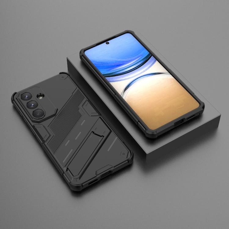 Punk Armor 2 in 1 PC + TPU Shockproof Phone Case with Invisible Holder