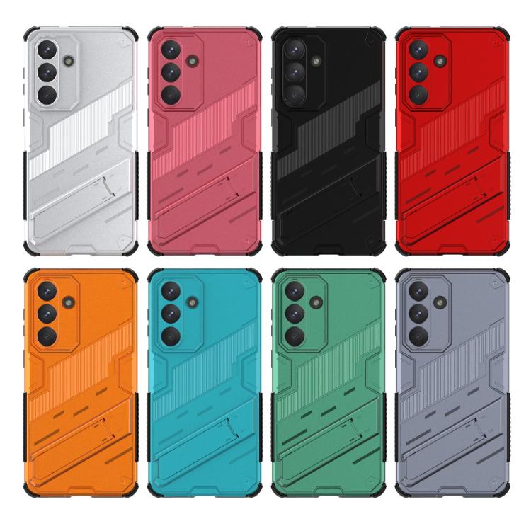 Punk Armor 2 in 1 PC + TPU Shockproof Phone Case with Invisible Holder