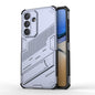 Punk Armor 2 in 1 PC + TPU Shockproof Phone Case with Invisible Holder