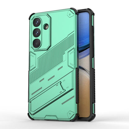 Punk Armor 2 in 1 PC + TPU Shockproof Phone Case with Invisible Holder