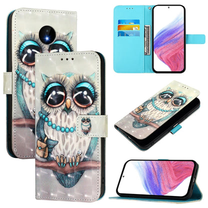 3D Painting Horizontal Flip Leather Phone Case, Series 5