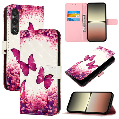 3D Painting Horizontal Flip Leather Phone Case, For Sony Xperia 5 VI, For Sony Xperia 5 V, For Sony Xperia 1 V