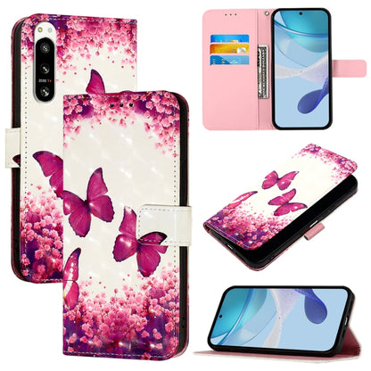 3D Painting Horizontal Flip Leather Phone Case, For Sony Xperia 10 V, For Sony Xperia 5 IV, For Sony Xperia 10 IV