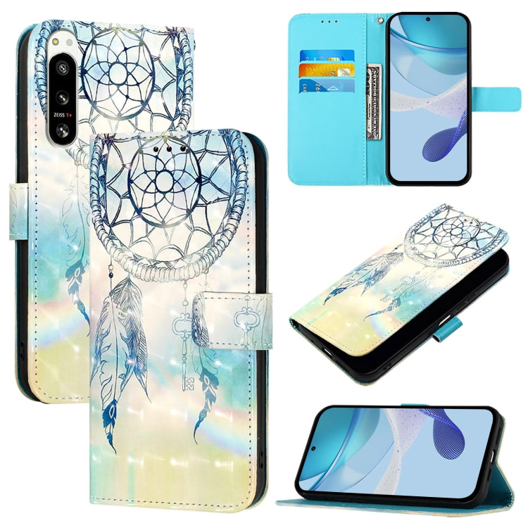 3D Painting Horizontal Flip Leather Phone Case, For Sony Xperia 10 V, For Sony Xperia 5 IV, For Sony Xperia 10 IV