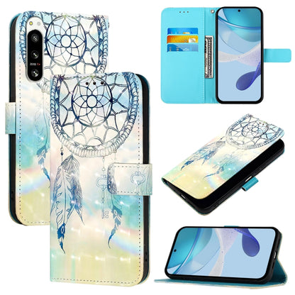 3D Painting Horizontal Flip Leather Phone Case, For Sony Xperia 10 V, For Sony Xperia 5 IV, For Sony Xperia 10 IV