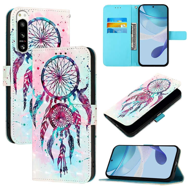 3D Painting Horizontal Flip Leather Phone Case, For Sony Xperia 10 V, For Sony Xperia 5 IV, For Sony Xperia 10 IV