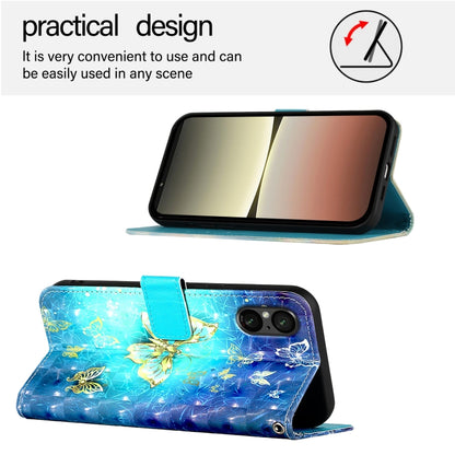 3D Painting Horizontal Flip Leather Phone Case