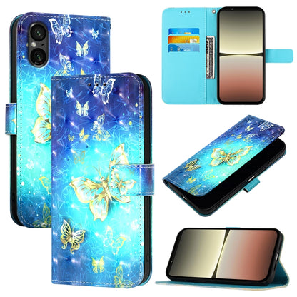 3D Painting Horizontal Flip Leather Phone Case