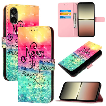3D Painting Horizontal Flip Leather Phone Case