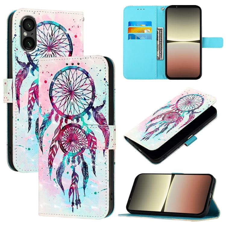 3D Painting Horizontal Flip Leather Phone Case