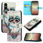 3D Painting Horizontal Flip Leather Phone Case