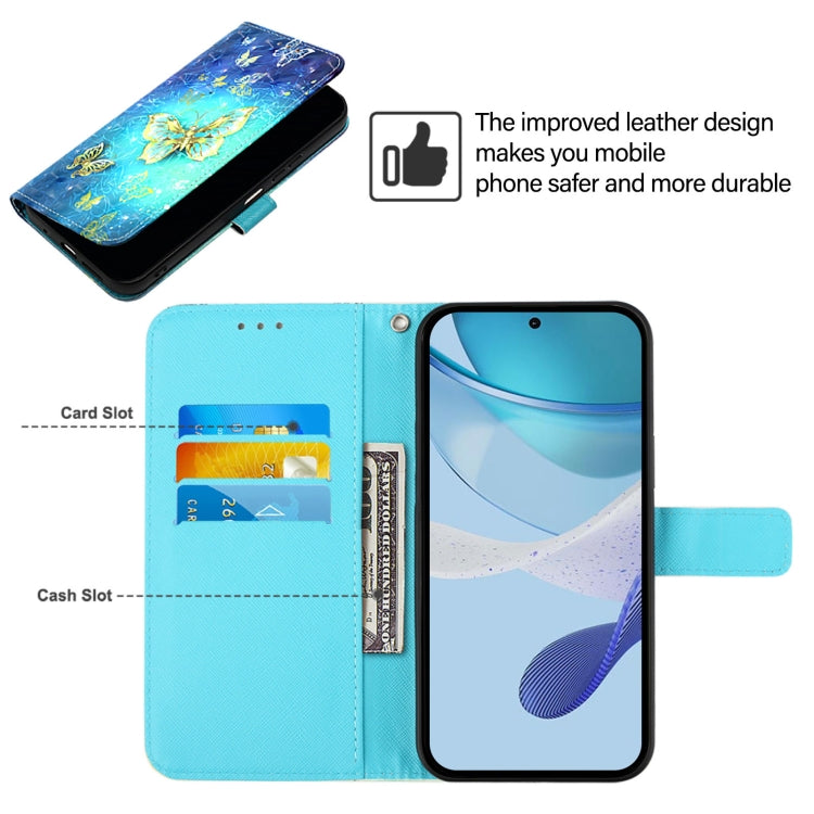 3D Painting Horizontal Flip Leather Phone Case, For Sony Xperia 5 VI, For Sony Xperia 5 V, For Sony Xperia 1 V