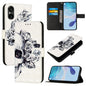 3D Painting Horizontal Flip Leather Phone Case, For Sony Xperia 5 VI, For Sony Xperia 5 V, For Sony Xperia 1 V