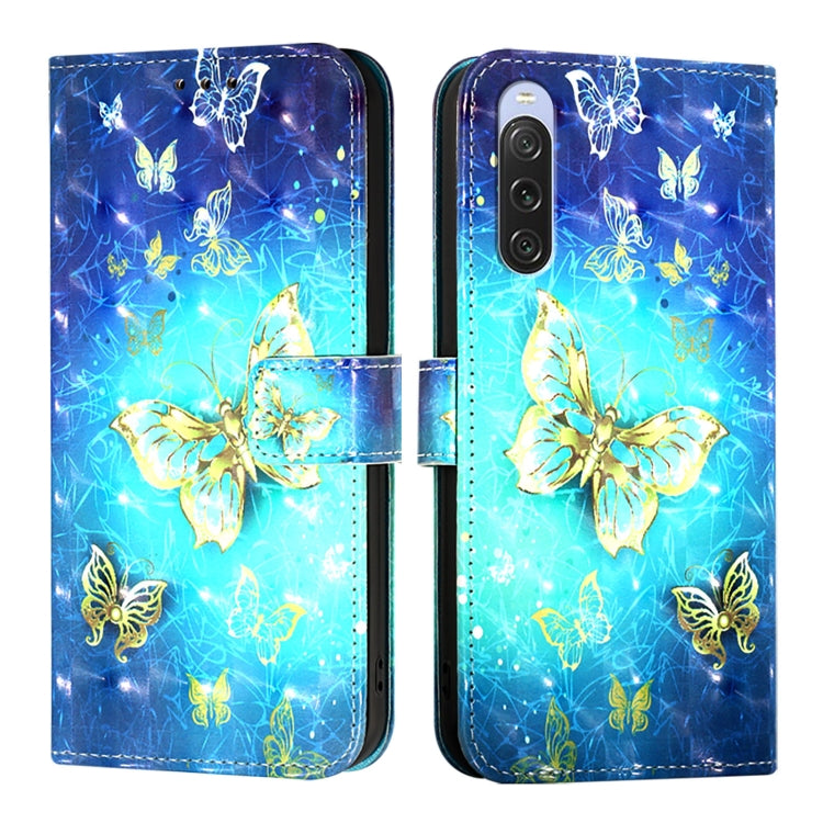 3D Painting Horizontal Flip Leather Phone Case, Series 3