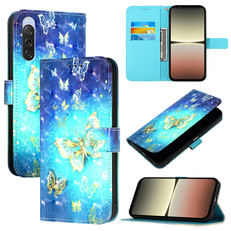 3D Painting Horizontal Flip Leather Phone Case