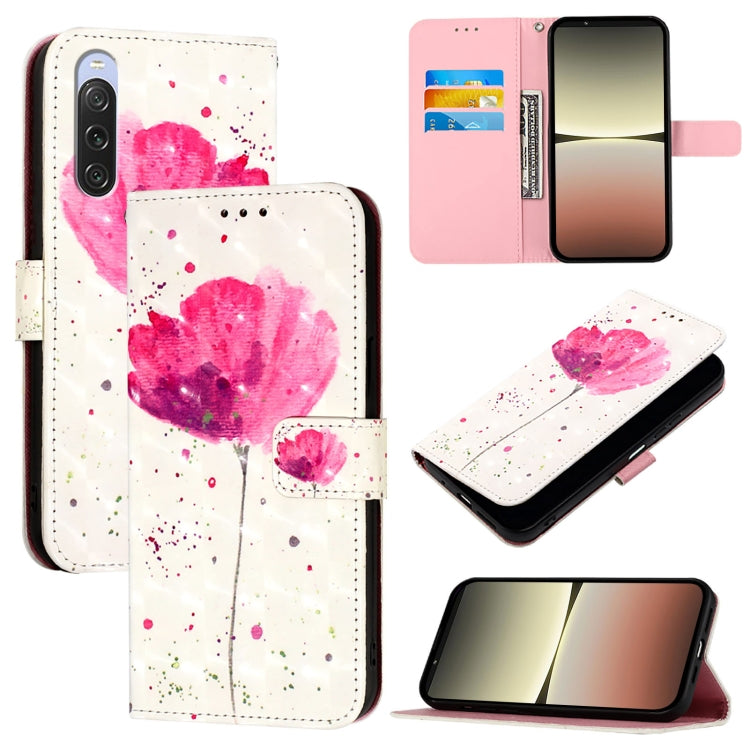 3D Painting Horizontal Flip Leather Phone Case, For Sony Xperia 10 V, For Sony Xperia 5 IV, For Sony Xperia 10 IV