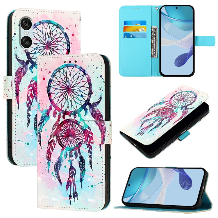 3D Painting Horizontal Flip Leather Phone Case, For Sony Xperia 1 VIII, For Sony Xperia 10 VI, For Sony Xperia 1 VI