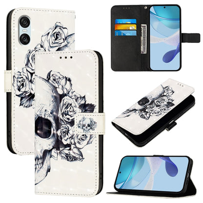 3D Painting Horizontal Flip Leather Phone Case, For Sony Xperia 1 VIII, For Sony Xperia 10 VI, For Sony Xperia 1 VI