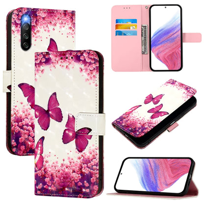 3D Painting Horizontal Flip Leather Phone Case, For Sony Xperia 10 V, For Sony Xperia 5 IV, For Sony Xperia 10 IV
