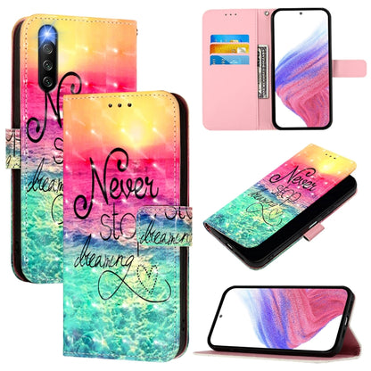 3D Painting Horizontal Flip Leather Phone Case, For Sony Xperia 10 V, For Sony Xperia 5 IV, For Sony Xperia 10 IV