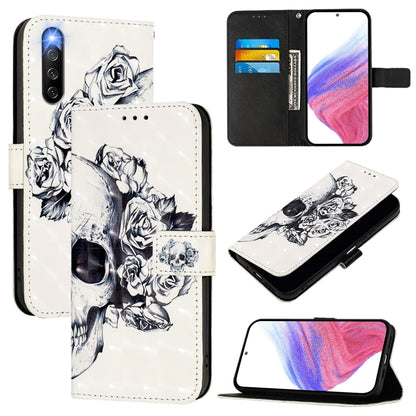 3D Painting Horizontal Flip Leather Phone Case, Series 2