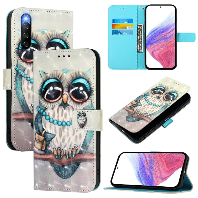 3D Painting Horizontal Flip Leather Phone Case, Series 2