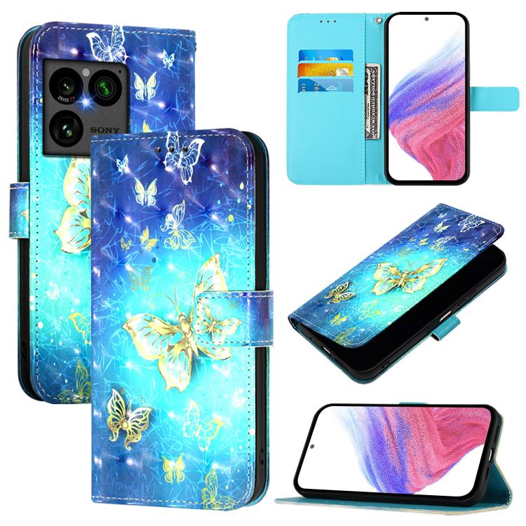 3D Painting Horizontal Flip Leather Phone Case, For Sony Xperia 1 VIII, For Sony Xperia 10 VI, For Sony Xperia 1 VI