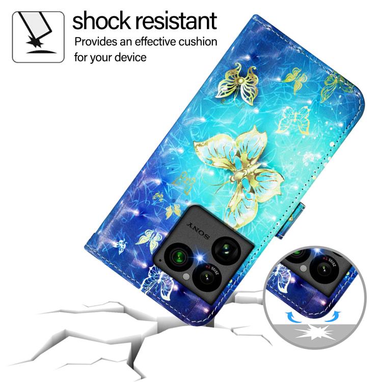 3D Painting Horizontal Flip Leather Phone Case, For Sony Xperia 1 VIII, For Sony Xperia 10 VI, For Sony Xperia 1 VI