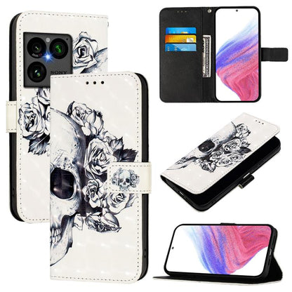 3D Painting Horizontal Flip Leather Phone Case, For Sony Xperia 1 VIII, For Sony Xperia 10 VI, For Sony Xperia 1 VI