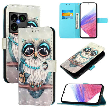 3D Painting Horizontal Flip Leather Phone Case, For Sony Xperia 1 VIII, For Sony Xperia 10 VI, For Sony Xperia 1 VI