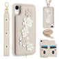 Crossbody Flower Pattern Leather Phone Case