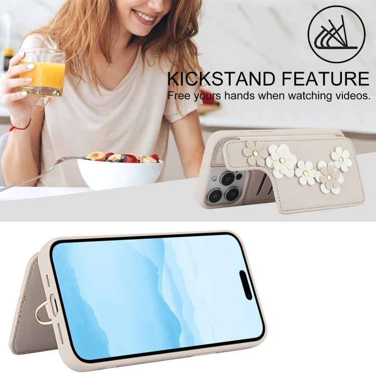 Crossbody Flower Pattern Leather Phone Case, For iPhone 12 Pro Max, For iPhone 11 Pro Max, For iPhone 11, For iPhone 11 Pro