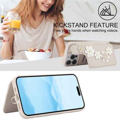 Crossbody Flower Pattern Leather Phone Case, For iPhone 12 Pro Max, For iPhone 11 Pro Max, For iPhone 11, For iPhone 11 Pro