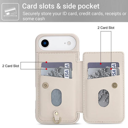 Crossbody Flower Pattern Leather Phone Case, For iPhone Air, For iPhone 15 Pro Max, For iPhone 15 Pro, For iPhone 15 Plus / 14 Plus