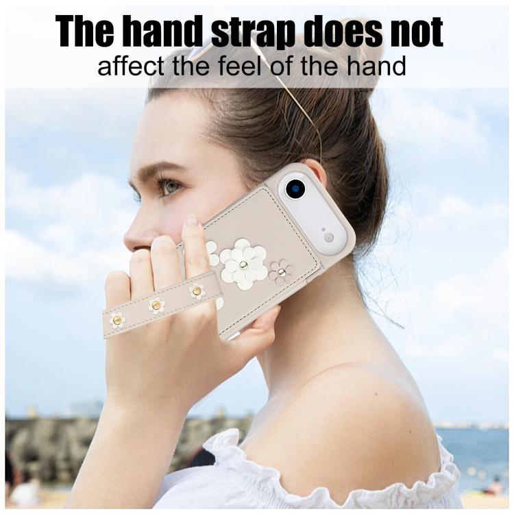 Crossbody Flower Pattern Leather Phone Case, For iPhone Air, For iPhone 15 Pro Max, For iPhone 15 Pro, For iPhone 15 Plus / 14 Plus