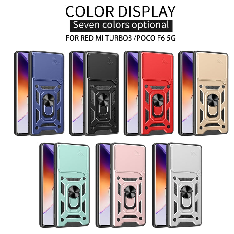 Sliding Camera Cover Design TPU+PC Phone Case, For Xiaomi Poco F6, For Xiaomi Poco F6 Pro, For Xiaomi 13 Ultra