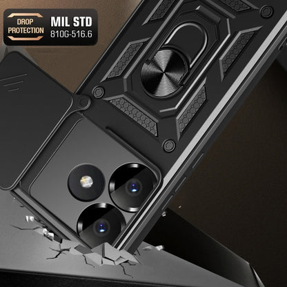 Sliding Camera Cover Design TPU+PC Phone Case, For Xiaomi Poco F6, For Xiaomi Poco F6 Pro, For Xiaomi 13 Ultra